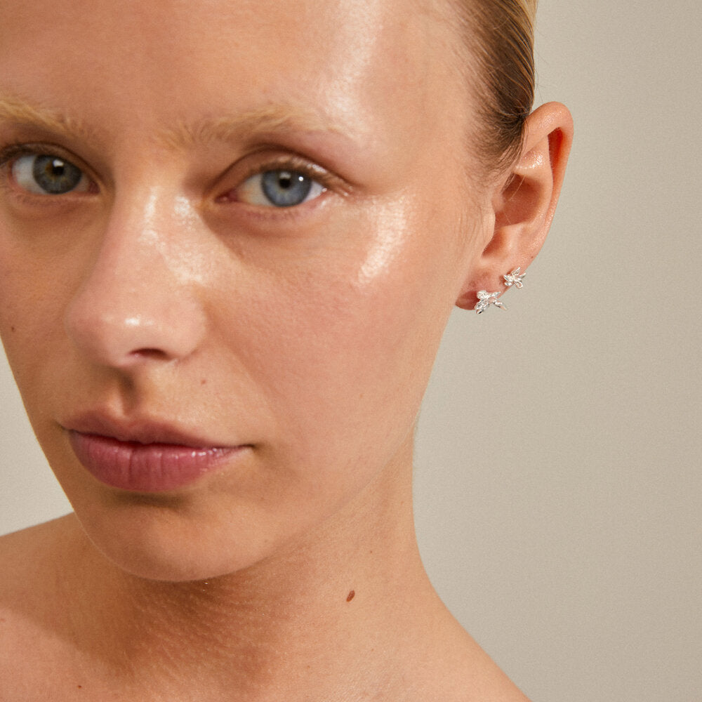 Riko øreringe - sølvbelagt